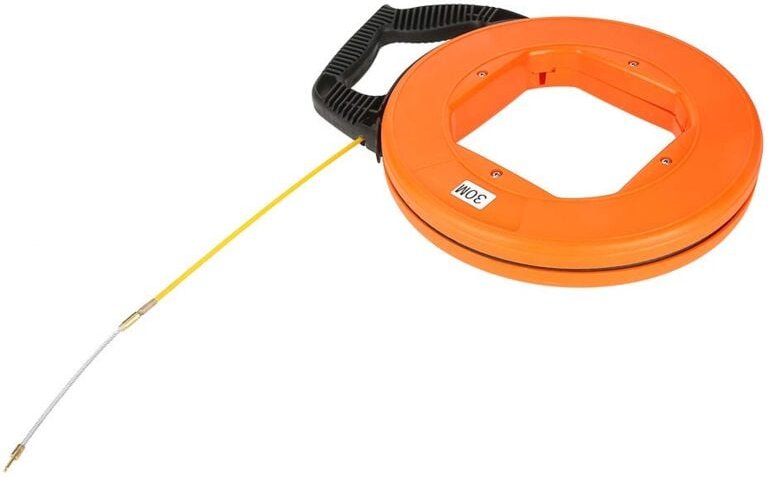 Beijiyi - 30 m Fiberglas-Kabelabzieher, Laufkabel, elektrischer Abzieher, Kabelsatz