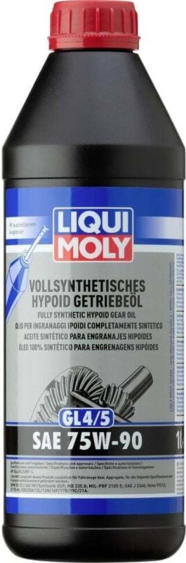 Liqui Molly Vollsynthetisches Hypoid Getriebeöl (GL4/5) 75W-90 1 L