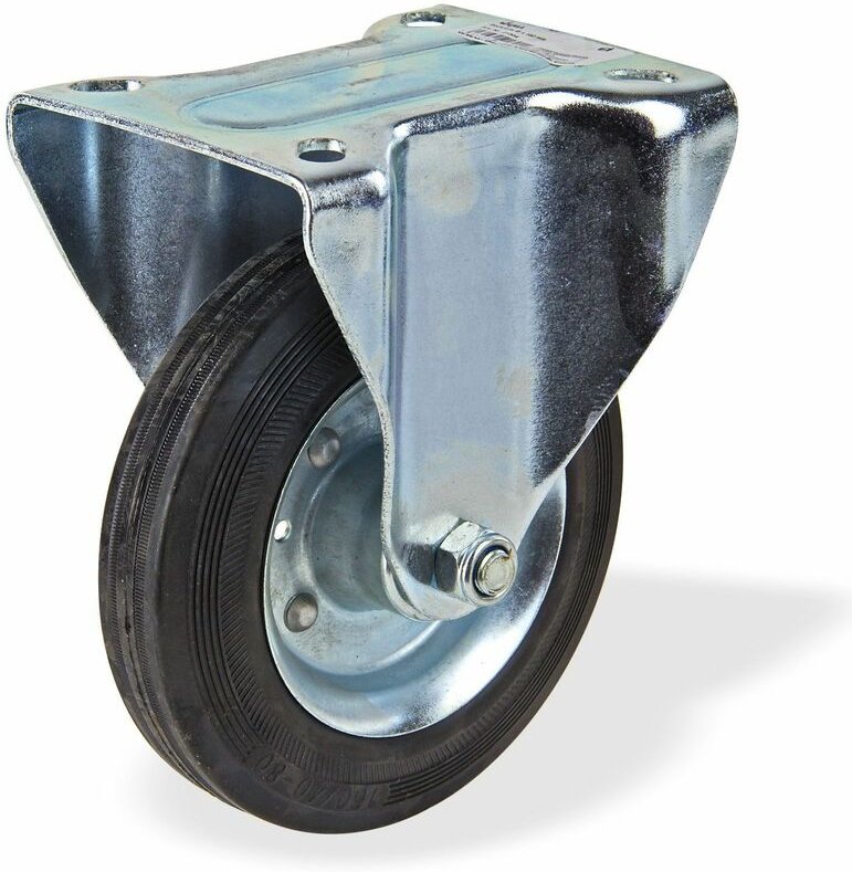 Transportrolle Bockrolle gummiert d=160 mm bis 145 kg Gummirolle Lastrolle