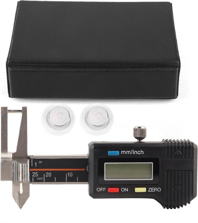 Mikroelektronisches Digitaldisplay, Dreifach-Verwendungslineal, Dickenmessgerät, 0–25 mm - Zoternen