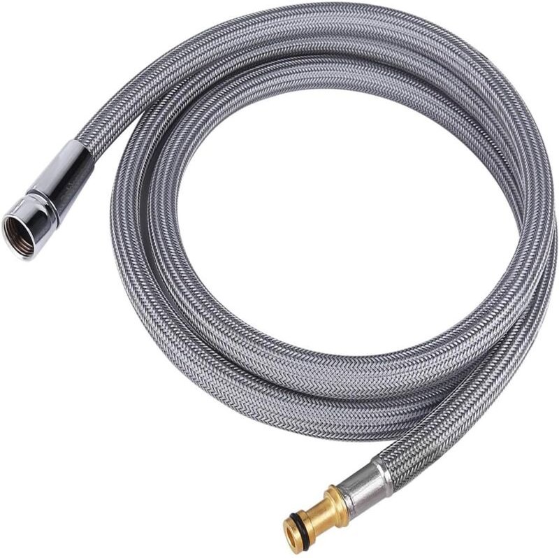 159560 Ersatzschlauch-Set für Moen Küchenarmaturschlauch, Moen ausziehbarer Wasserhahnschlauch, grau