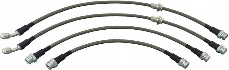 Teflon geflochtene Bremsschläuche SUZUKI JIMNY A6G JB74 Lift +4""