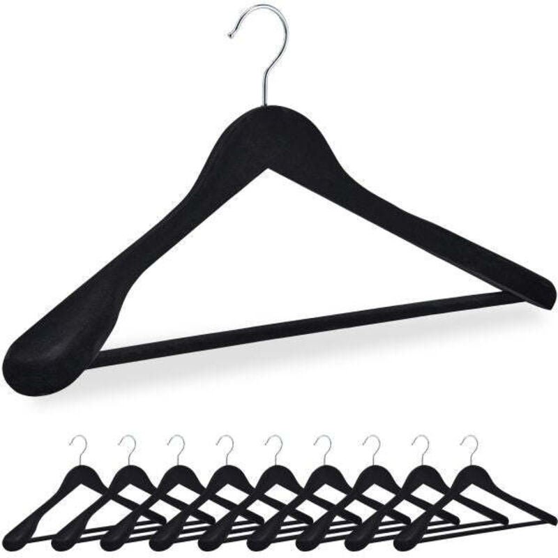 Thumbnail - Velvet clothes hanger set of 10