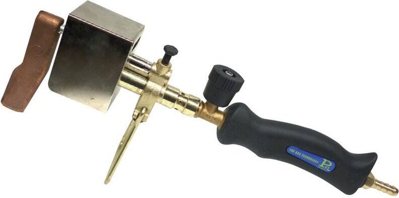 Gasschweissgerät Mit Kupferstössel Gr.200 Und Brenner-Hahn Mm.15