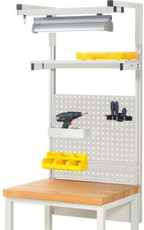 System-Aufbau Komplettset 04, für Produktbreite 750 mm, RAL7035/RAL7035 - RAU