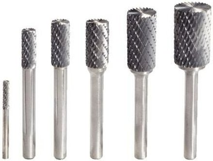 Hm Zylinder-Frässtift Form a mit Stirnverzahnung, 3mm