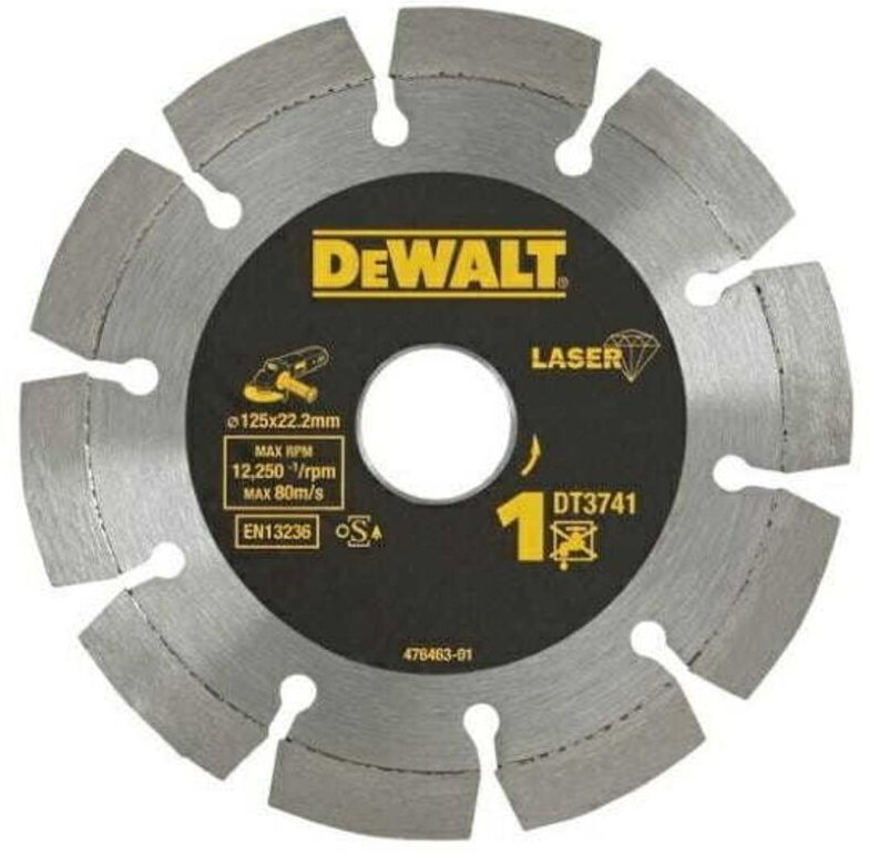 DEWALT DIAMANTSCHEIBE 125x2,0x22,2mm SEGMENTIERT
