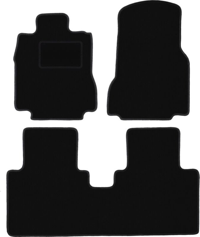 Schwarze Veloursmatten für: Mercedes Vaneo W414 Minivan (2001-2005)