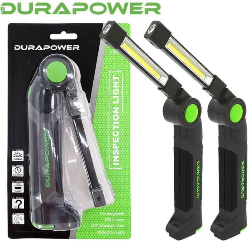 LED-Notleuchte, wiederaufladbar, 360° drehbar, Auto-Inspektionsleuchte, Beleuchtungsmagnet, Autoreparatur-Arbeitsleuchte