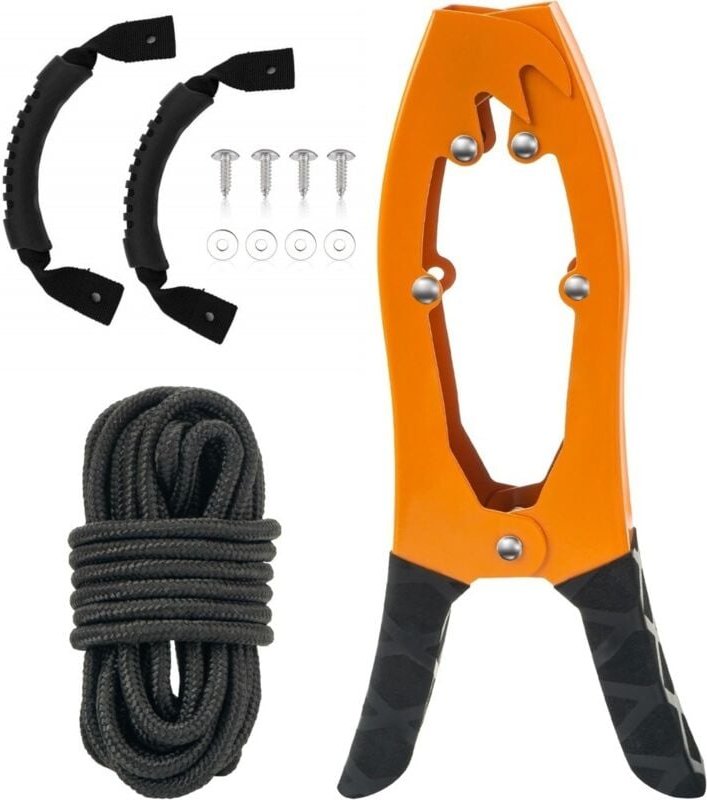 Ankergriff, Kajak-Bürstengreifer mit 5 m Paracord für Ankerschwimmer, Kanu, Boot zum Angeln, Camping und Kajak-Zubehör