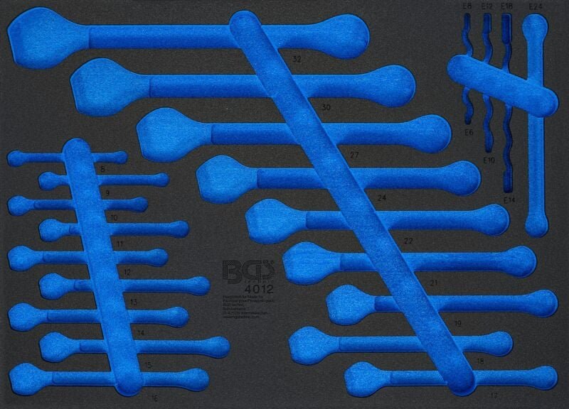 Werkstattwageneinlage 3/3 leer für Art. 4012