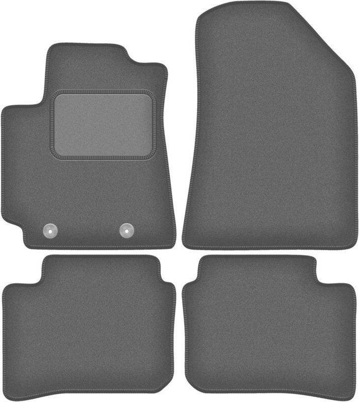 Graphit-Fußmatten für: Hyundai i10 III Fließheck (2019-)