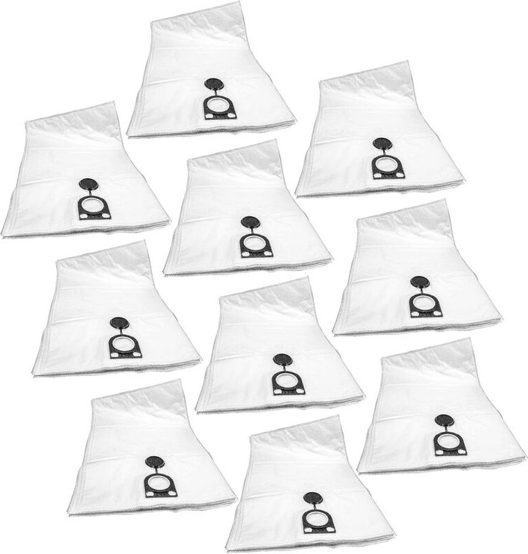 50x Staubbeutel kompatibel mit Bauhaus Herkules Inox 20 ms, Herkules 15 Staubsauger - Mikrovlies, 50cm x 33cm Weiß - Vhb...