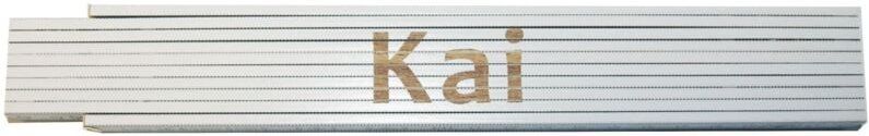 Zollstock Kai 2 m weiß Zollstock