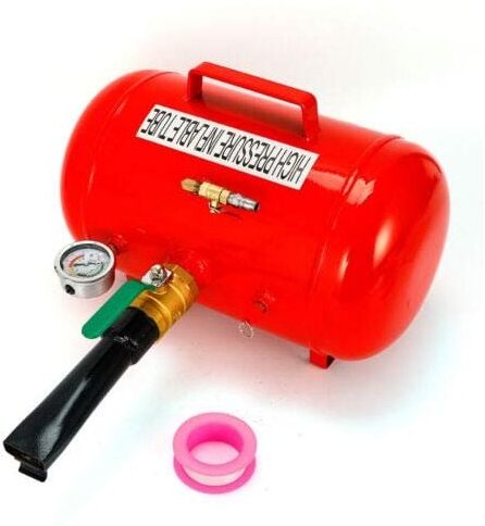Reifen Booster 20L- Professioneller Druckluft Edelstahl Reifenfüller für auto Motorrad Fahrrad pkw lkw (10bar) - Reifens...