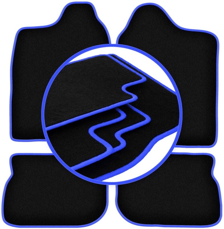 CARLUX-BLUE Autofußmatten für: Suzuki Jimny SUV (1998-2007)