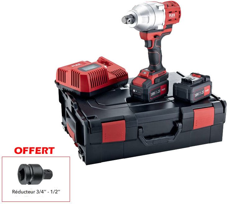 Flex - Akku-Schlagschrauber iw 3/4 18.0-EC/5.0 Set 920304