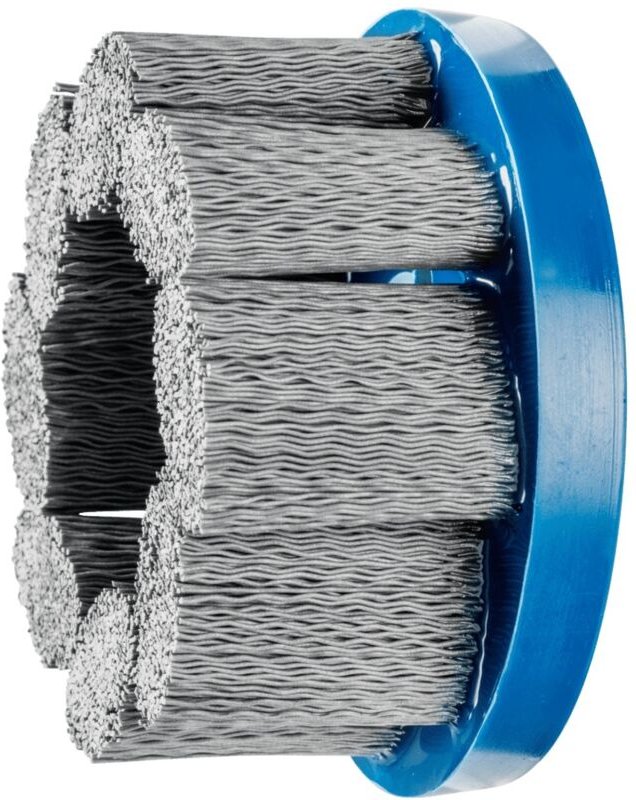 PFERD TOOLS COMPOSITE FLEX Tellerbürste DBU Ø 100x22,2 mm Bohrung SiC-Filament-Ø 0,55 mm Korn 320 stationär