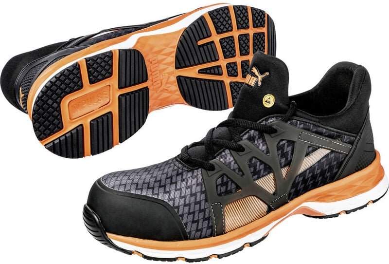 Thumbnail - Puma - rush 2.0 mid 633870-45 esd Sicherheitsschuh S1P Schuhgröße (eu): 45 Schwarz, Orange 1 St.