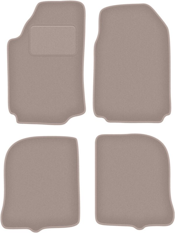 Beige Veloursmatten für: Audi 200 C3 Limousine, Avant (1983-1991)