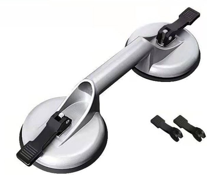 X 105 kg Saugnapf, 120 mm Alu Handlingsauger, Glasersauger - Lntyq