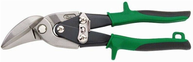 Idealschere (Durchlaufschere) rechts, Hebelübersetzung, f. Edelstahlbleche geeignet, 01290240 - Freund