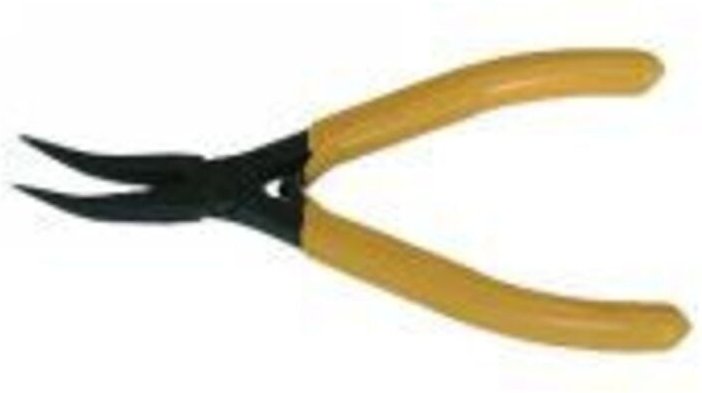 Elektronikzange mit halbrunden, abgewinkelten Backen Outifrance