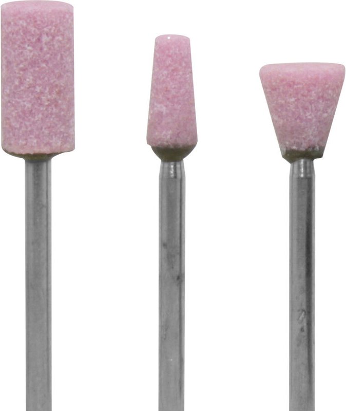 Donau Elektronik - 1611 3 verschiedene Korund Schleifstifte 1 St.