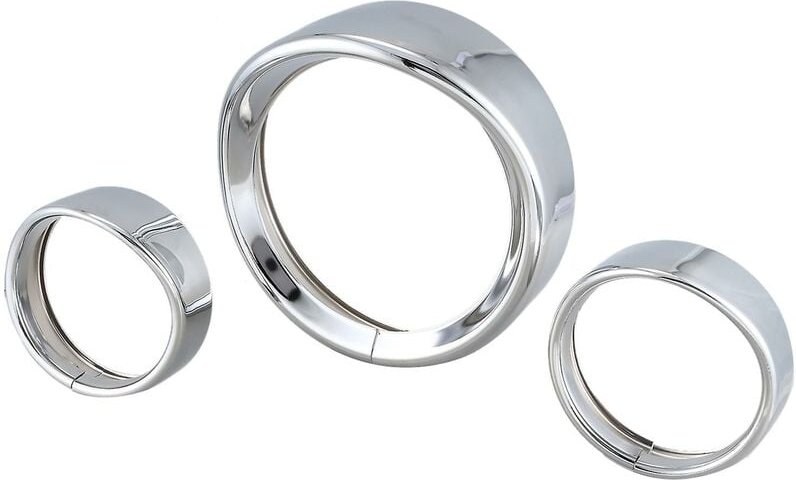 Motorrad 7 Zoll + 4,5 Zoll Scheinwerfer Ring Visier Stil Für Touring Road King Glide Softail Fld/ Mo