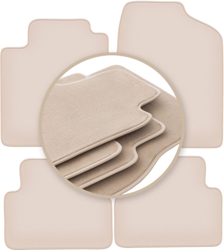 Beige PREMIUM-Matten für: Toyota Celica VIII Coupé 1999-2006