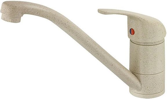 Kramer - Küchenspülenmischer mit beweglichem Auslauf in der Farbe Altstein.