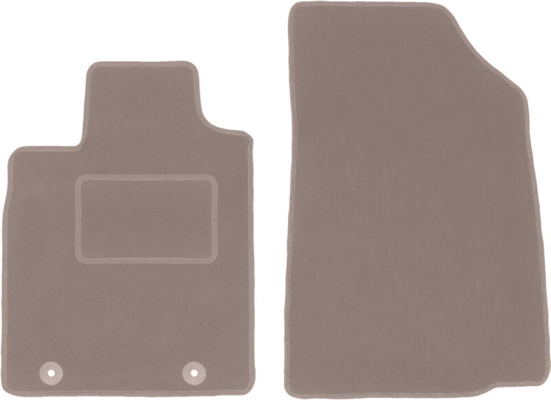 Beige Vordermatten für: Dacia Duster 2WD SUV (2010-2018)