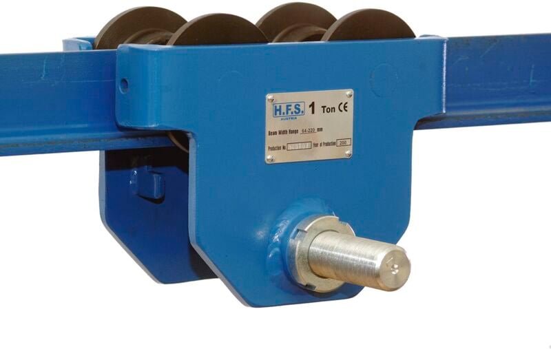 Rollkatze Tragfähigkeit 500 kg Trägerflanschbreite 64-220 mm