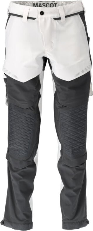 Hose mit Knietaschen 22279-605-0689 Gr. 76C49 weiss/Anthrazitgrau - Mascot