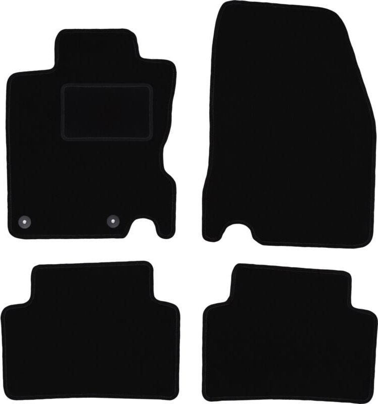 Thumbnail - Schwarze Veloursmatten für: Renault Kadjar SUV (2015-)