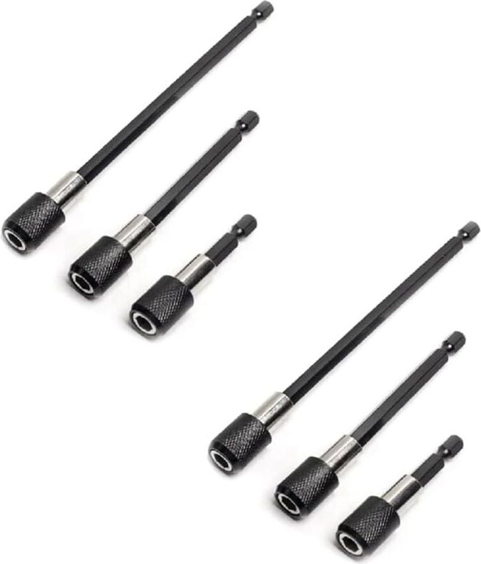 Sätze selbstsichernde Sechskant-Verlängerungsstangen für Bohrschrauber