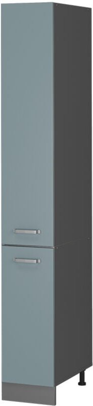Vicco - Hochschrank R-Line, Blau-Grau, 30 cm