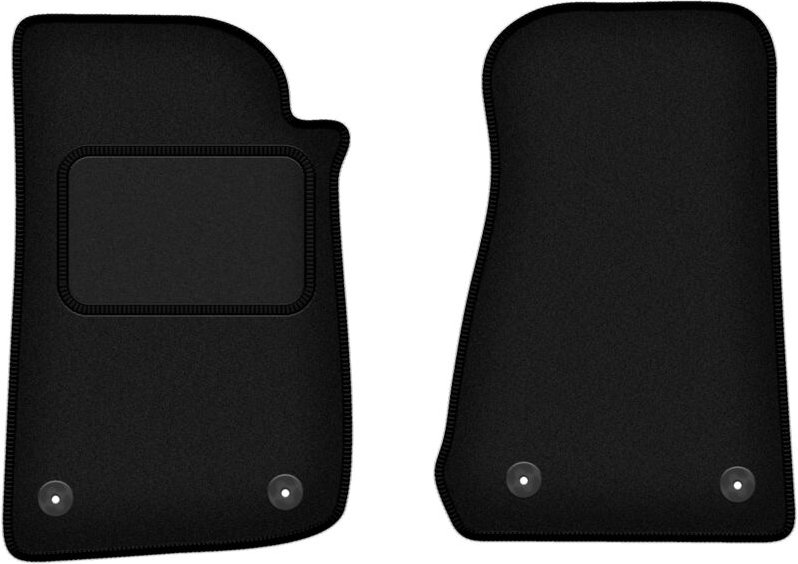 Vordere Matten schwarz für: Jeep Wrangler IV Offroad (2017-)