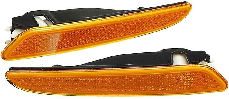Woosien - Paar Frontstoßstange Seitenmarkierungsleuchte Blinkerleuchte für W211 E-Klasse E320 E350 E550 E63 2007–2009
