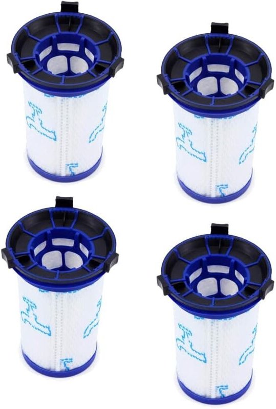 4 Stück Ersatzfilter für Rowenta Air Force 360 /