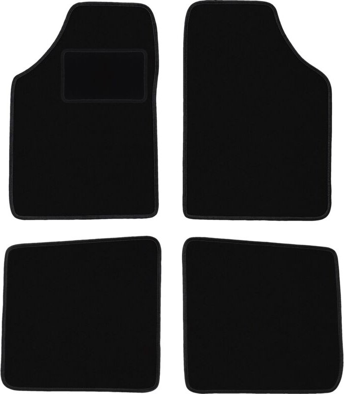 Schwarze Veloursmatten für: Renault Kangoo I Kombivan (1997-2008)