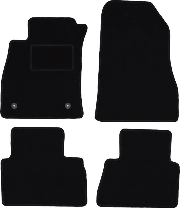 Schwarze Veloursmatten für: Nissan Juke F15 Crossover (2010-2017)