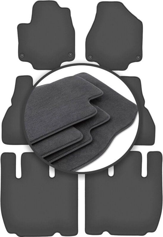 Premium-Fußmatten für: Chrysler Pacifica II 7-Sitzer (2017-)
