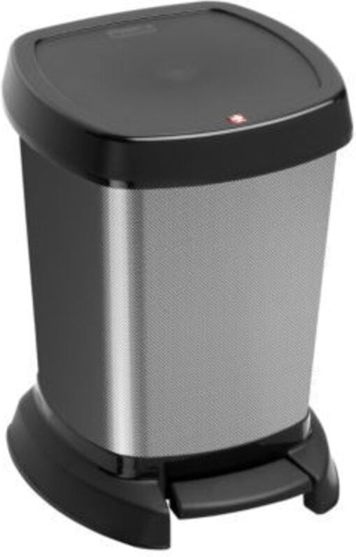 Rothobabydesign - Rotho Kosmetikeimer Paso carbon 6 l Mülleimer & Abfallbeutel