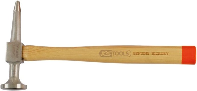 Ks Tools Aluminium-Karosserie-Spitzhammer gewölbter Kopf, rund/spitz