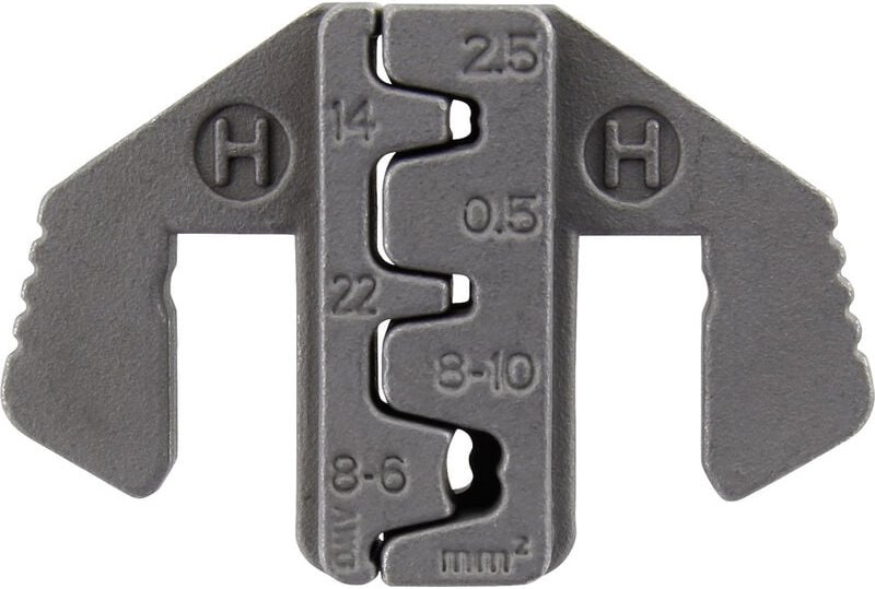 PLE-0H Crimp-Einsätze Flachstecker, D-Sub-Stecker Quetschbereich: 2.5 bis 10 mm² Passend f - Toolcraft