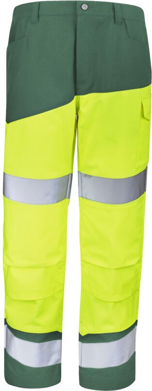 Hosen Mit Knie-Tasche, Fluo Safe Xp, Neongelb/grün Amazonas, M - Fr(44-46)