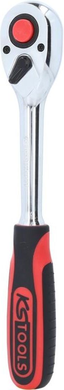 1/2' CHROMEplus Umschaltknarre, 72 Zahn, Kunststoffgriff