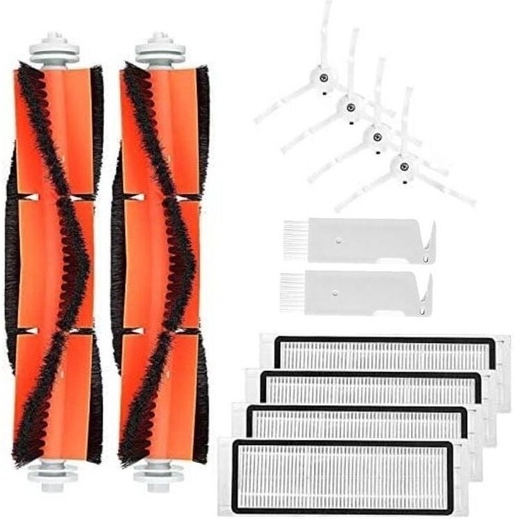 12 Ersatzzubehörteile für Xiaomi Roborock S50 S51 S55 S6 Roboterstaubsauger Ersatzteile Bürsten Filter