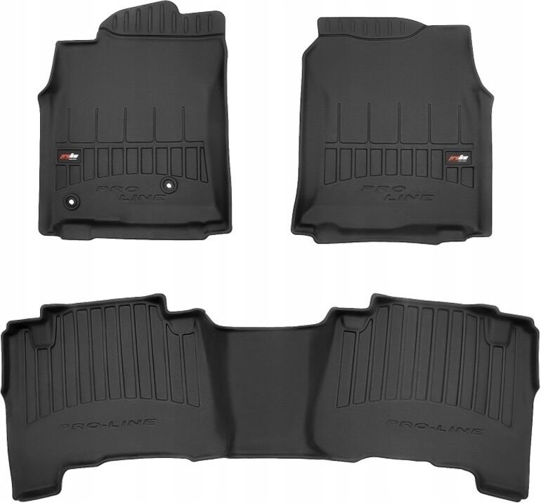 Gummimatten und Fußmatten Toyota Land Cruiser J120 2002-2010 3D Mulde